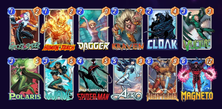 Marvel Snap Power Couple Move Deck