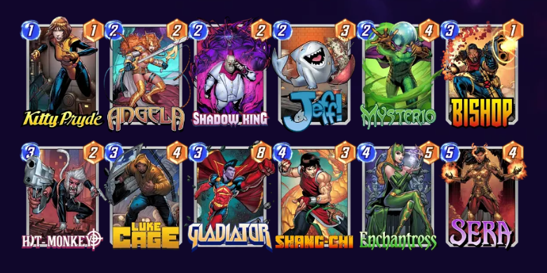 Marvel Snap Power Couple Sera Deck