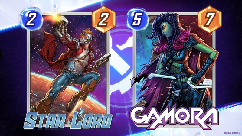 Marvel Snap Power Couple Star-Lord Gamora