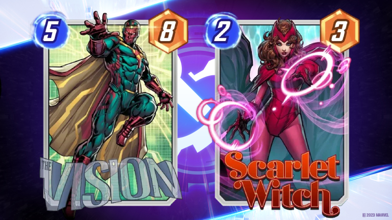 Marvel Snap Power Couple Vision Scarlet Witch