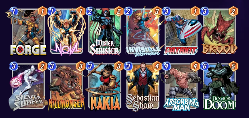 marvel-snap-surfer-patriot-shaw-deck Marvel Snap Surfer Patriot Shaw Deck
