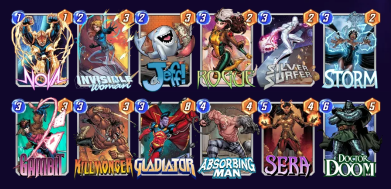 Marvel Snap Surfer Power Couple Deck