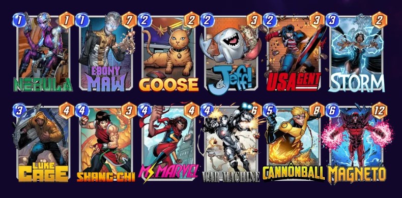 Marvel Snap US Agent Goose Control Deck