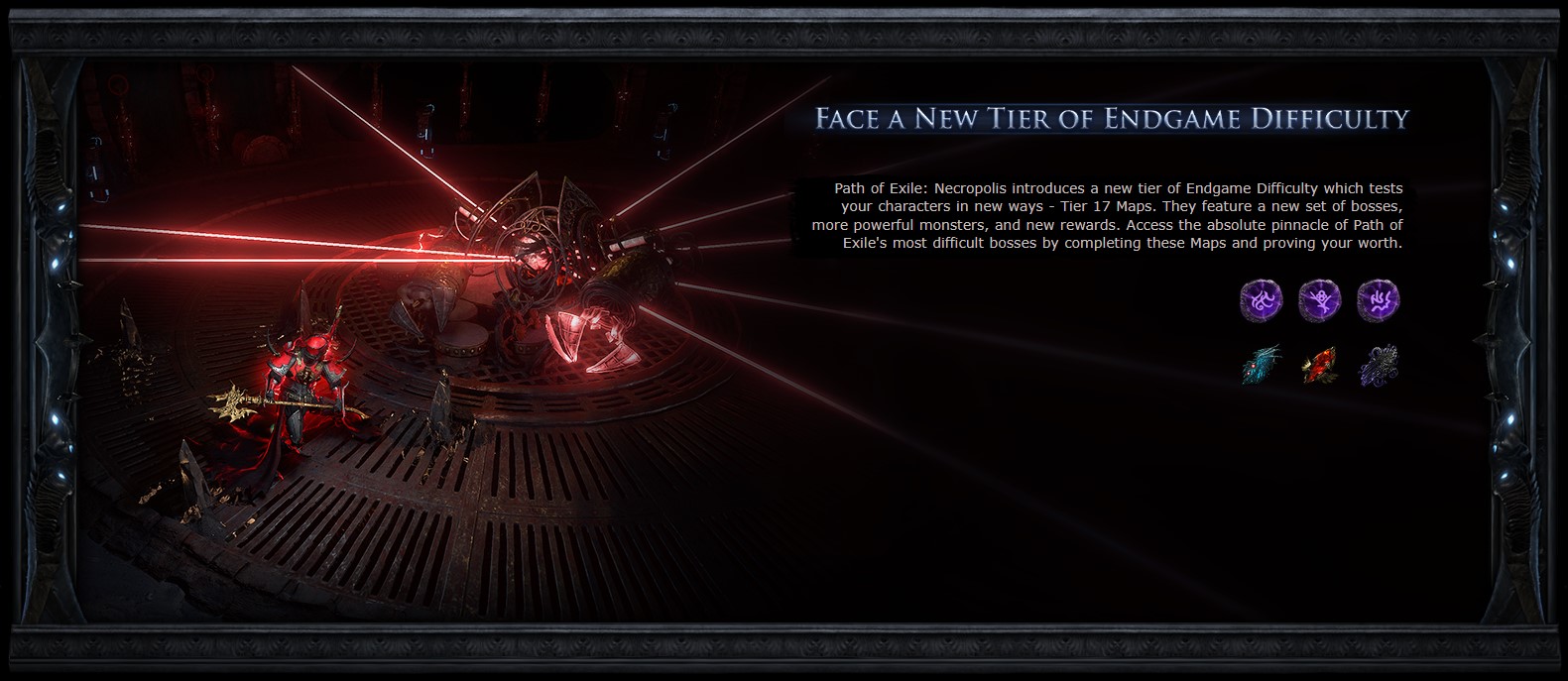 Path of Exile Necropolis Tier 17 Maps