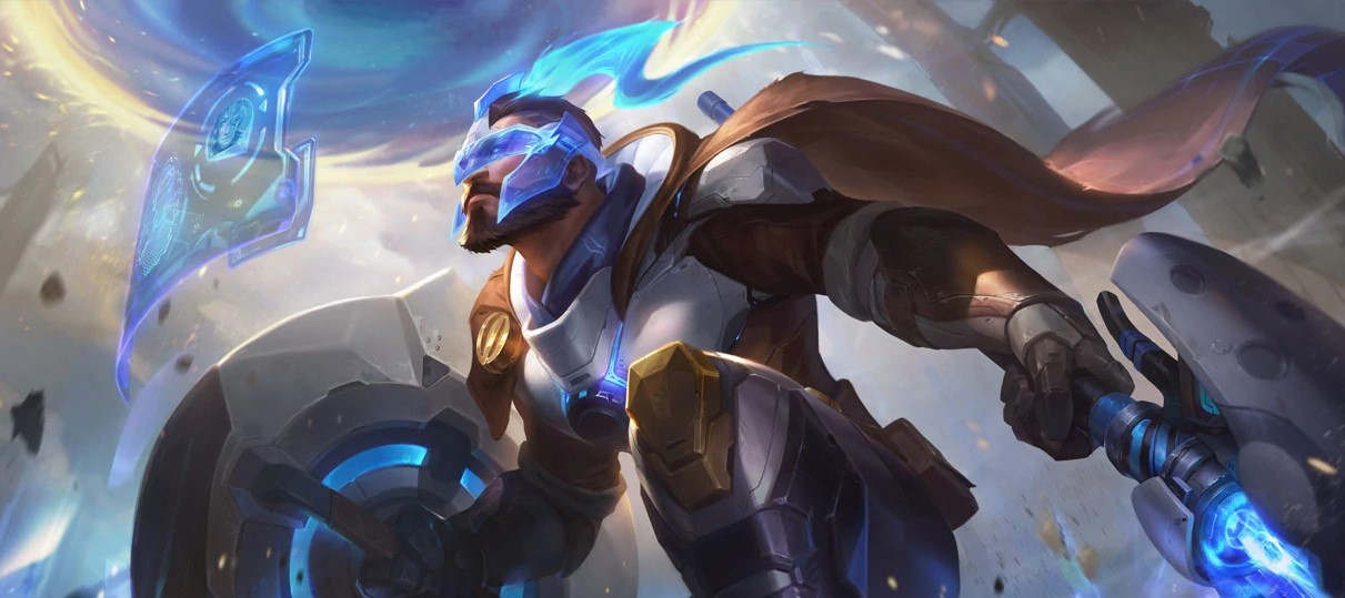 Pulsefire Pantheon (LoL splash)
