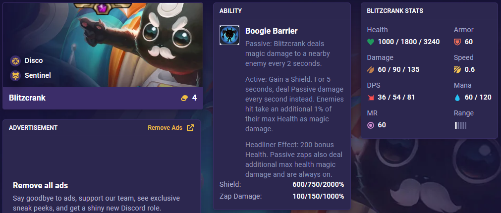 TFT Set 10 Blitzcrank 14.1