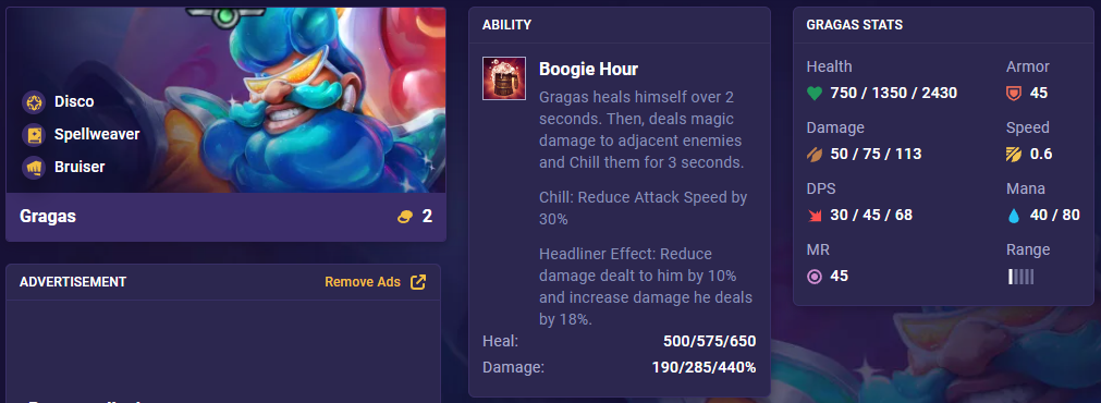 TFT Set 10 Gragas 14.1