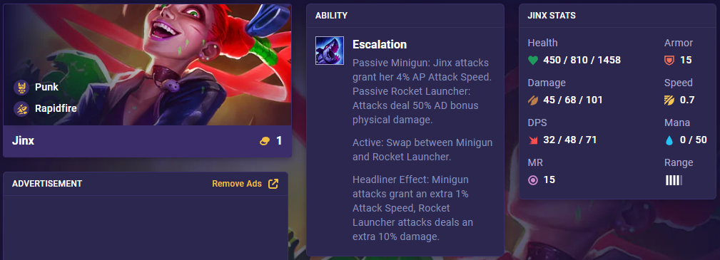 TFT Set 10 Jinx 14.1