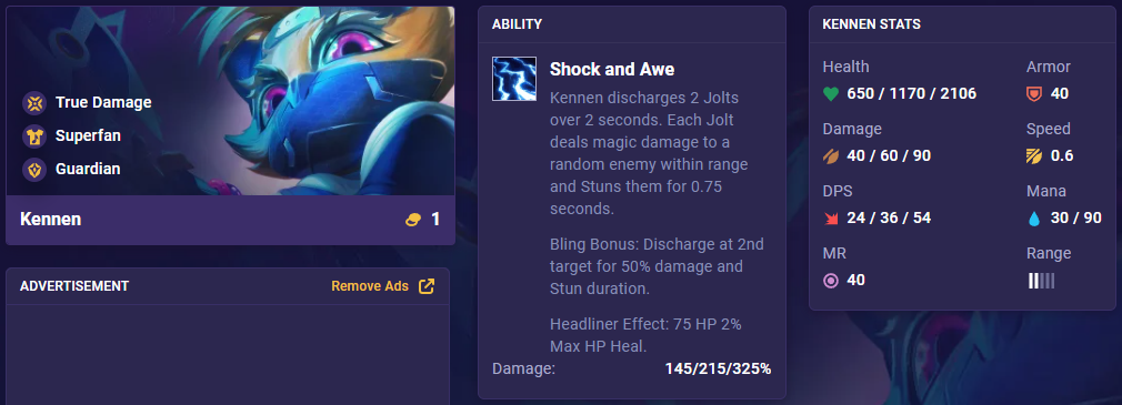 TFT Set 10 Kennen 14.1