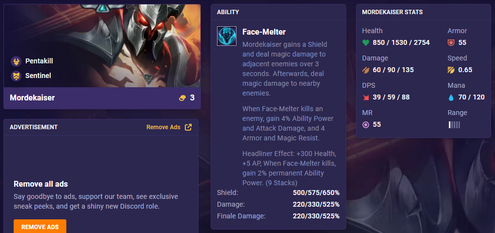 TFT Set 10 Mordekaiser 14.1