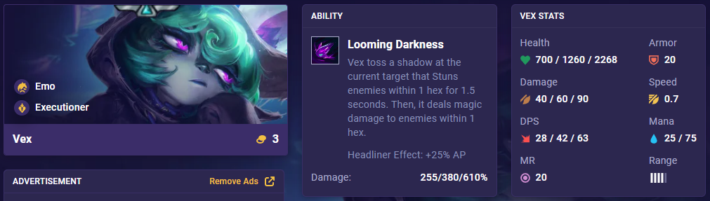 TFT Set 10 Vex 14.1