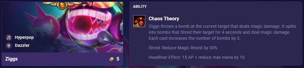TFT Set 10 Ziggs