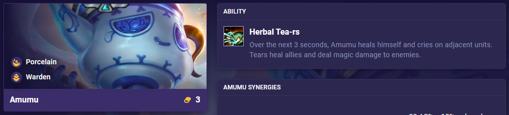 TFT Set 11 Ability Amumu