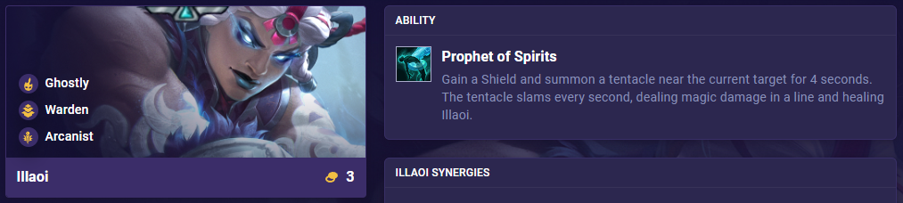 TFT Set 11 Ability Illaoi