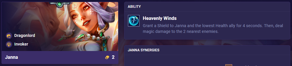TFT Set 11 Ability Janna