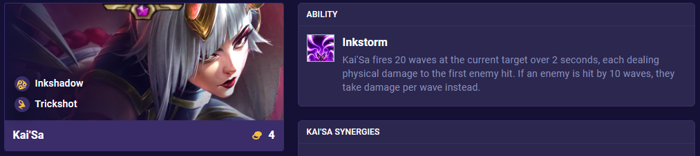 TFT Set 11 Ability Kai'Sa