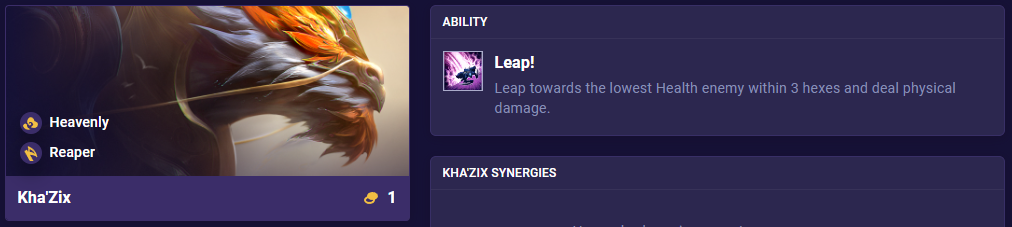 TFT Set 11 Ability Kha'Zix