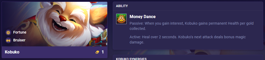 TFT Set 11 Ability Kobuko