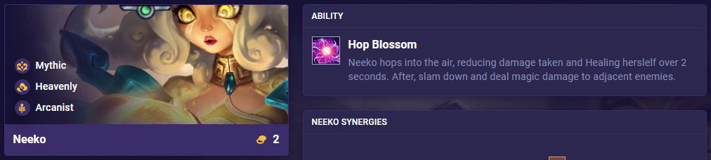 TFT Set 11 Ability Neeko