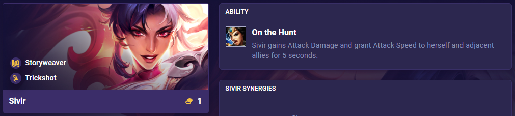 TFT Set 11 Ability Sivir