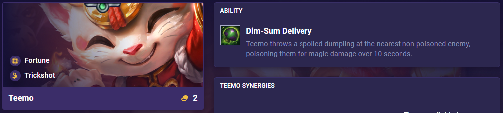 TFT Set 11 Ability Teemo