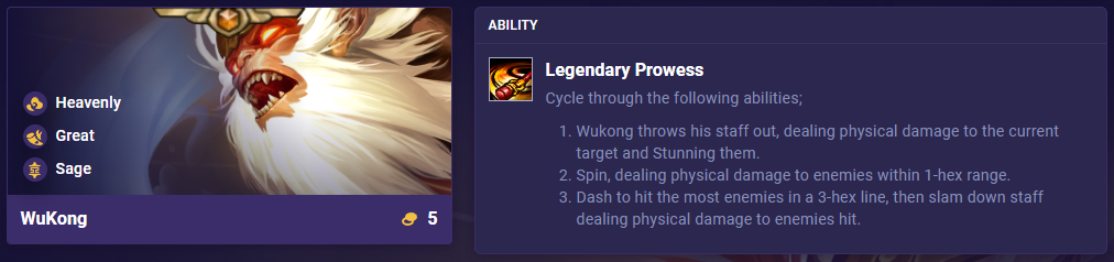 TFT Set 11 Ability Wukong