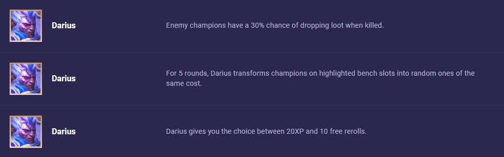 TFT Set 11 Darius Encounter