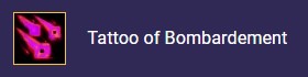 TFT Set 11 Tattoo of Bombardment