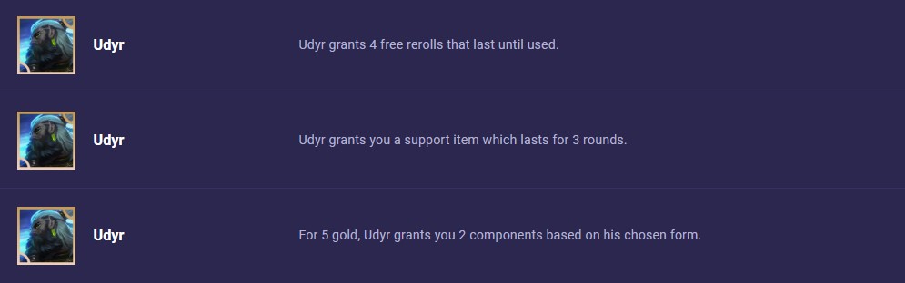TFT Set 11 Udyr Encounter