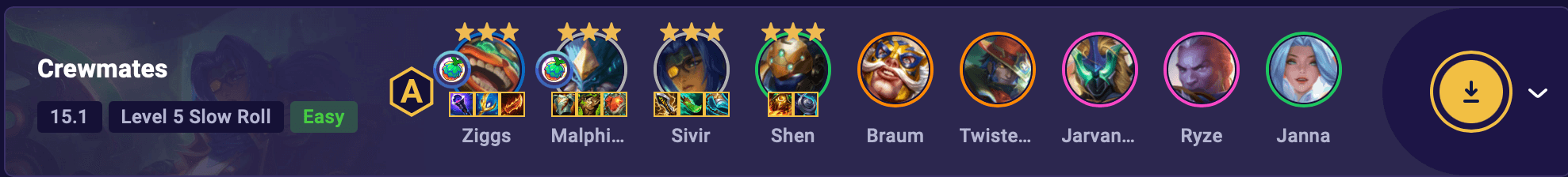 TFT Set 15 Crewmates