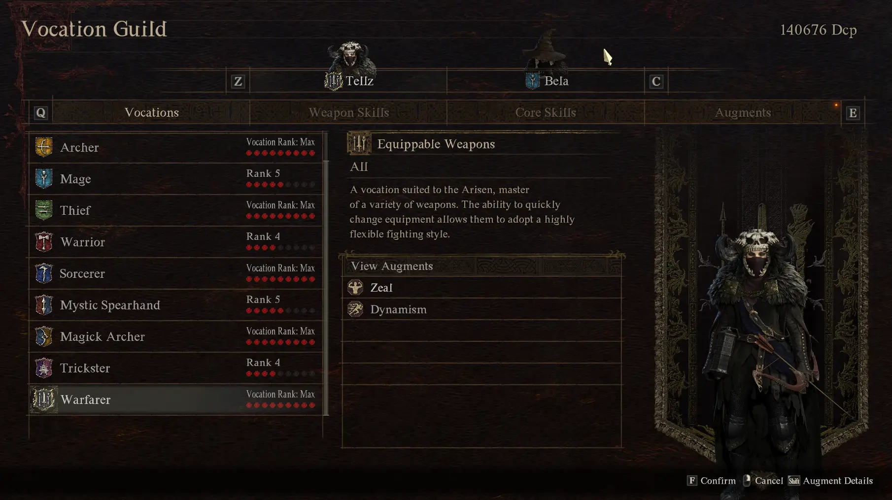 Wayfarer's Equippable Augments