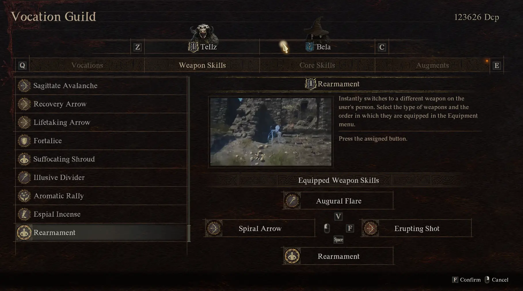 Wayfarer's Weapon Skills