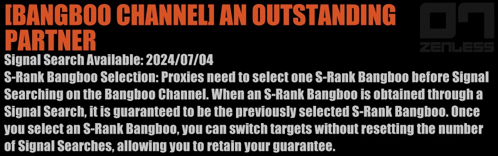 Zenless Zone Zero Bangboo Selector Pity